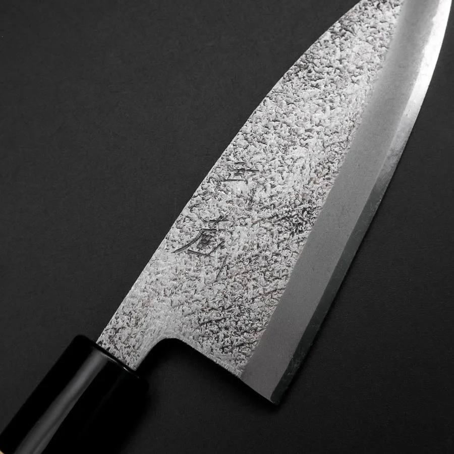 Deba White Steel #2 Nashiji Magnolienholz Griff 120mm - Image 3