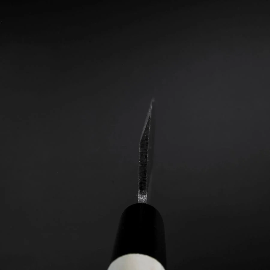 Deba White Steel #2 Nashiji Magnolienholz Griff 120mm - Image 4