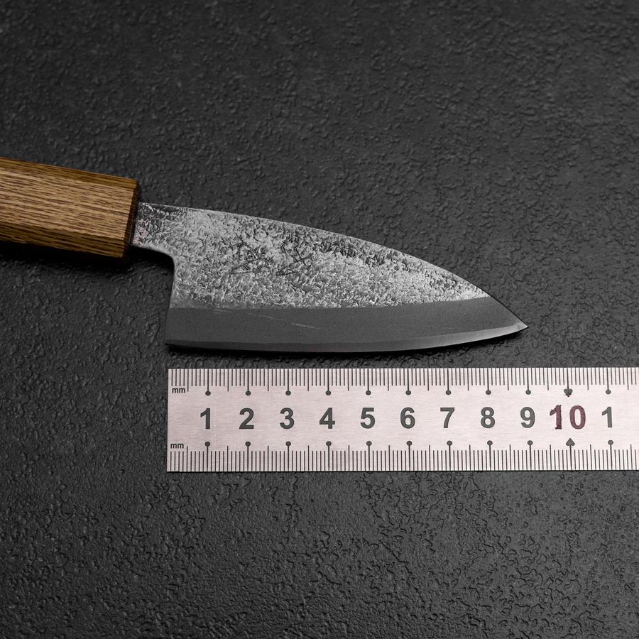Deba White Steel #2 Nashiji Eichenholz Griff 80mm - Image 7