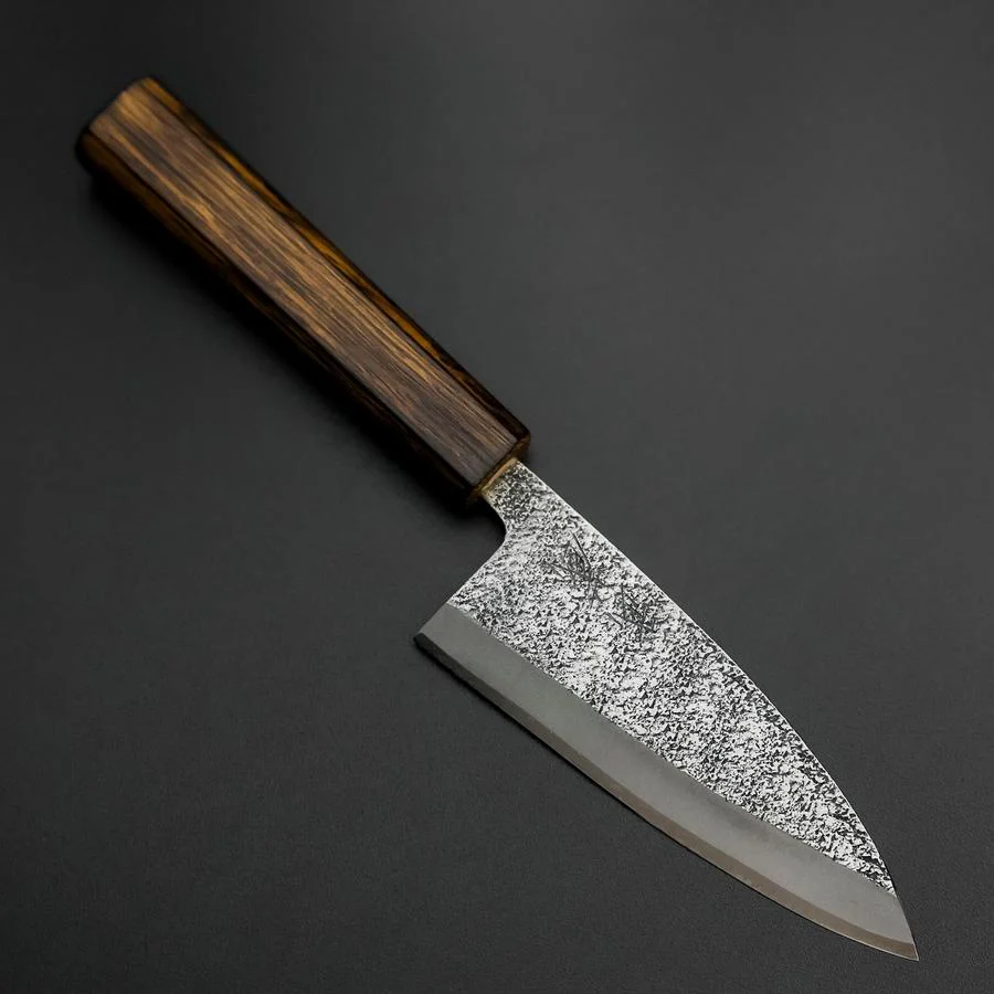 Deba White Steel #2 Nashiji Sumi Urushi Griff 120mm