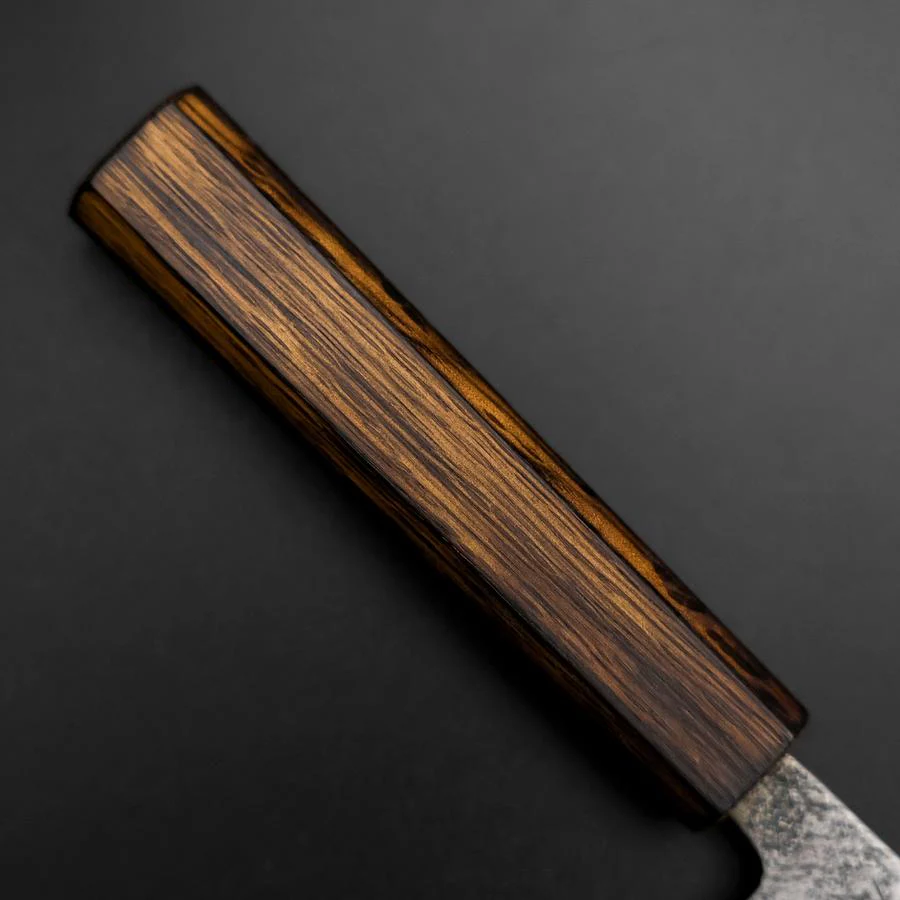 Deba White Steel #2 Nashiji Sumi Urushi Griff 120mm - Image 6