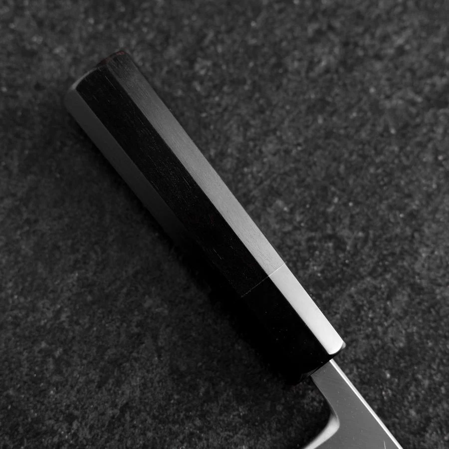 Deba White Steel #2 Poliert Büffelhorn und Ebenholz Griff 120mm - Image 6