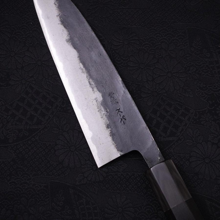 Funayuki Aogami-Super Kurouchi Büffelhorn und Ebenholz Griff 165mm - Image 3
