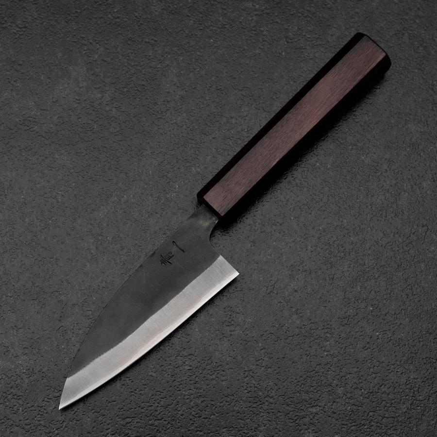 Funayuki Blue Steel #1 Kurouchi Lila Urushi Griff 105mm - Image 2