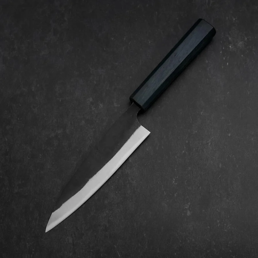 Funayuki Blue Steel #2 Kurouchi Dunkelblauer Urushi Griff 165mm - Image 2