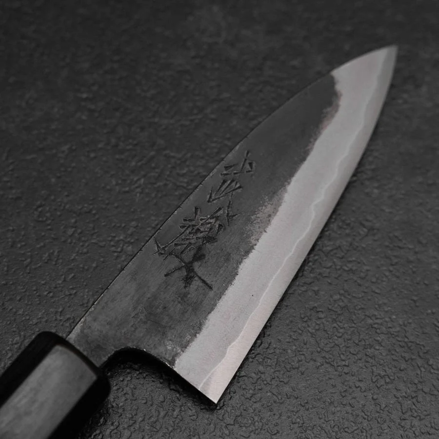 Funayuki Blue Steel #2 Kurouchi Walnussholz Griff 100mm - Image 3