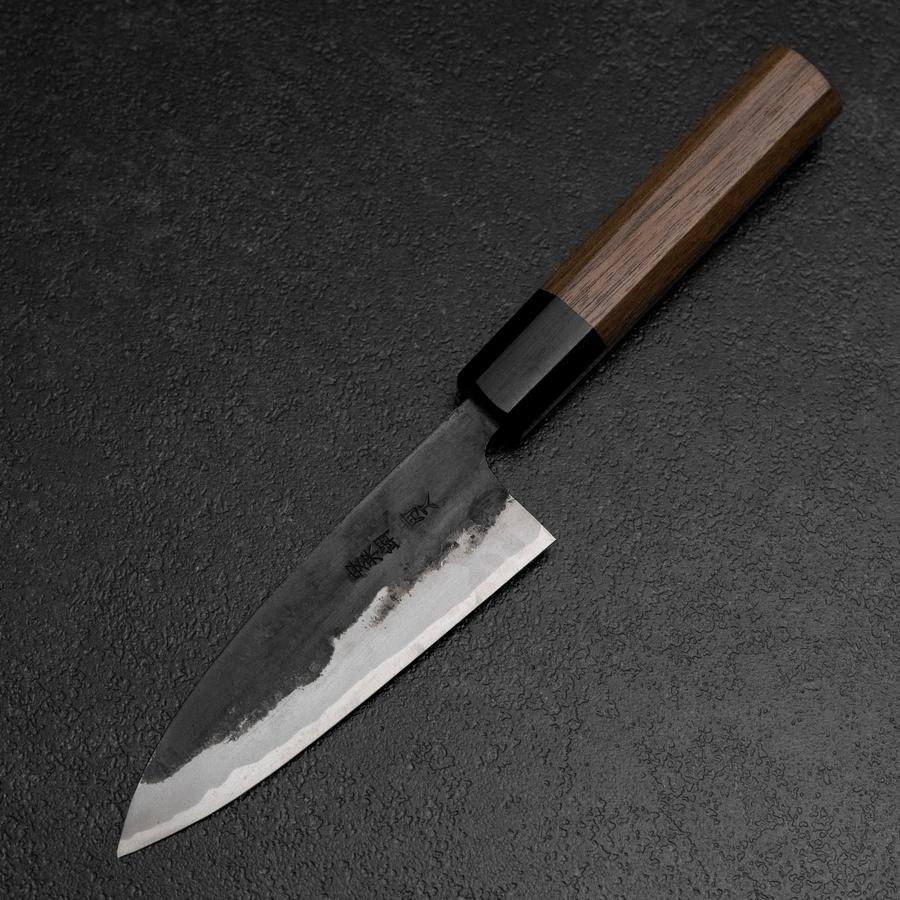 Funayuki Blue Steel #2 Kurouchi Walnussholz Griff 120mm - Image 2