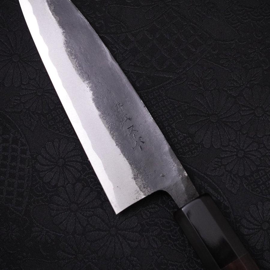 Funayuki Sabaki Aogami-Super Kurouchi Büffelhorn und Ebenholz Griff 135mm - Image 3