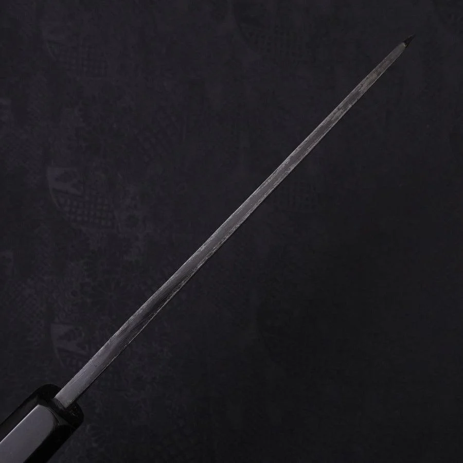 Funayuki Sabaki Aogami-Super Kurouchi Büffelhorn und Ebenholz Griff 180mm - Image 5