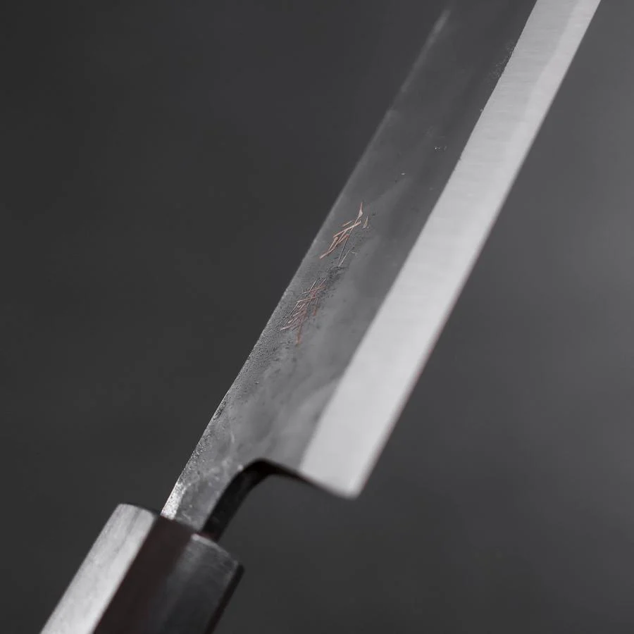 Funayuki Sabaki Blue Steel #2 Kurouchi Ebenholz Griff 165mm - Image 3