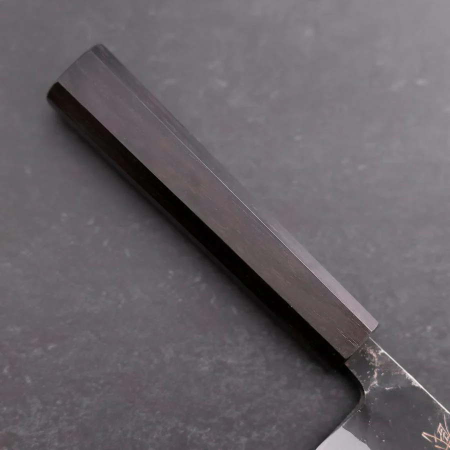 Funayuki Sabaki Blue Steel #2 Kurouchi Ebenholz Griff 165mm - Image 6