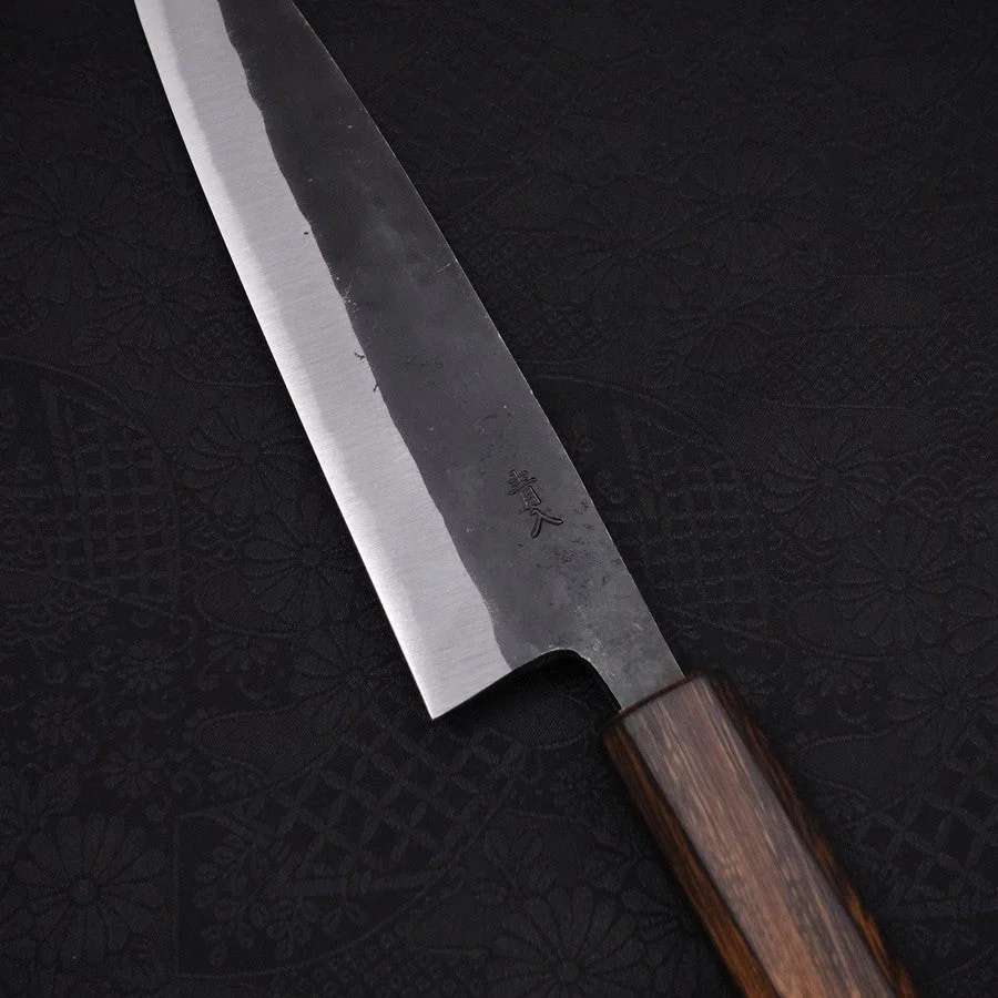 Funayuki Sabaki Blue Steel #2 Kurouchi Sumi Urushi Griff 180mm - Image 3
