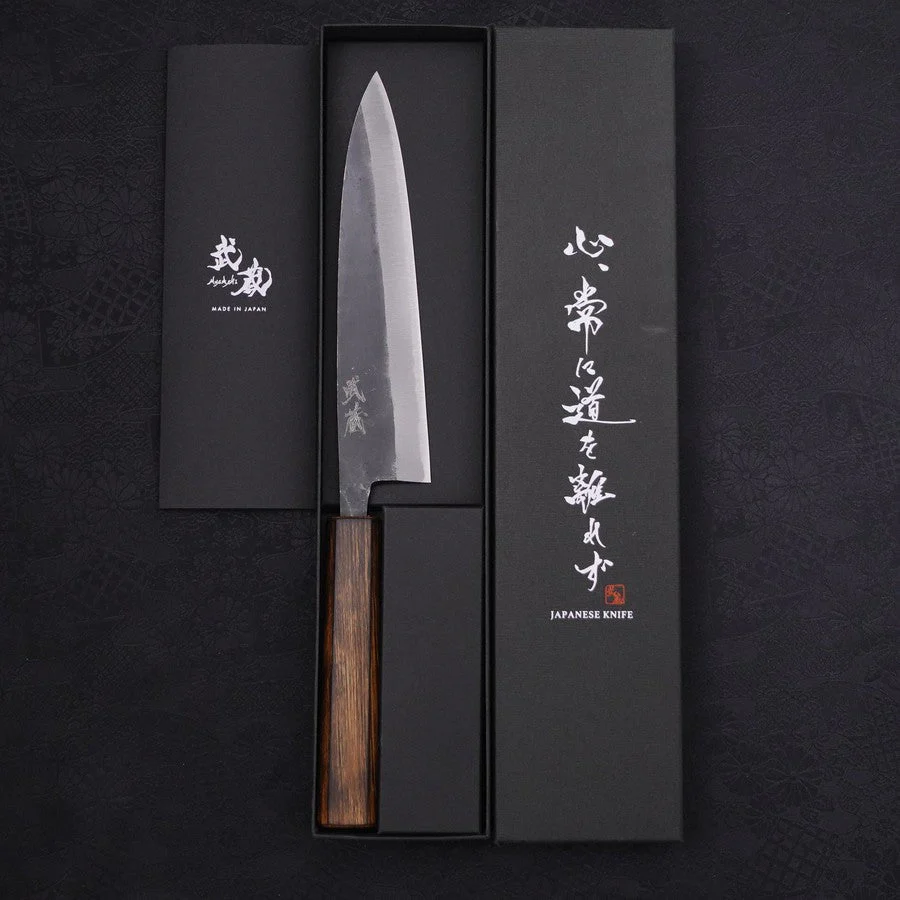Funayuki Sabaki Blue Steel #2 Kurouchi Sumi Urushi Griff 180mm - Image 8