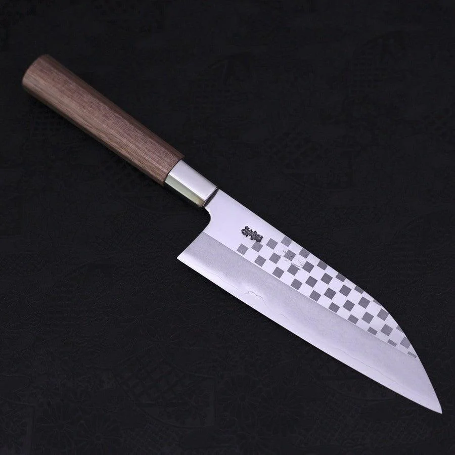Funayuki Silver Steel #3 Ichimatsu Walnussholz Griff 165mm