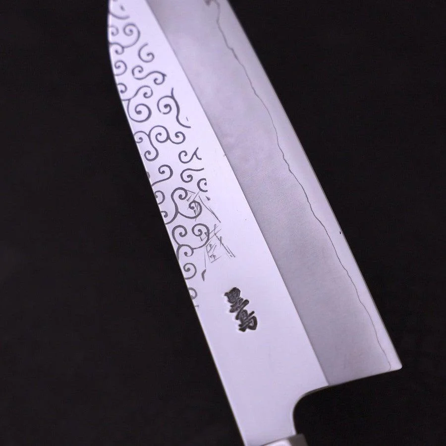 Funayuki Silver Steel #3 Karakusa Walnussholz Griff 165mm - Image 3