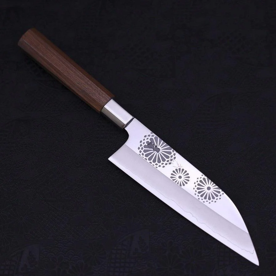 Funayuki Silver Steel #3 Kiku Walnussholz Griff 165mm