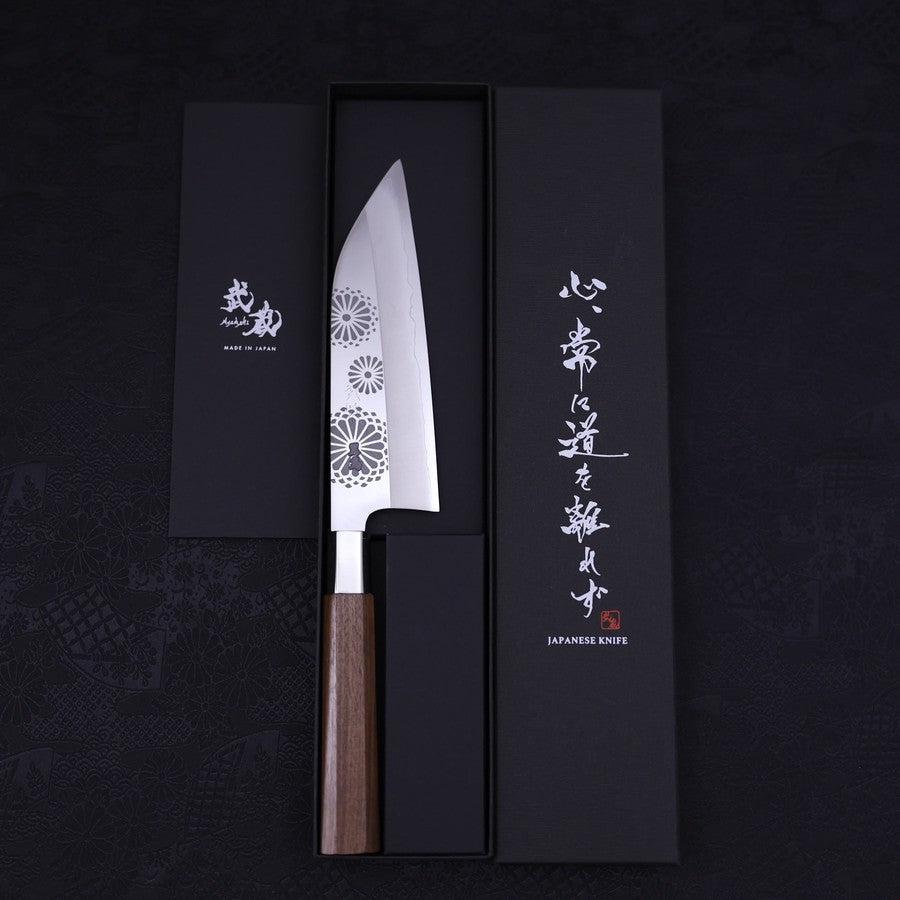Funayuki Silver Steel #3 Kiku Walnussholz Griff 165mm - Image 8