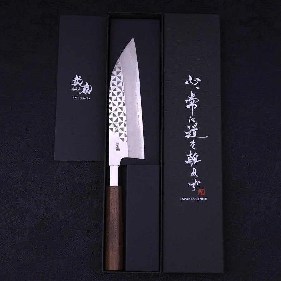 Funayuki Silver Steel #3 Origami Kazaguruma Walnussholz Griff 165mm - Image 8