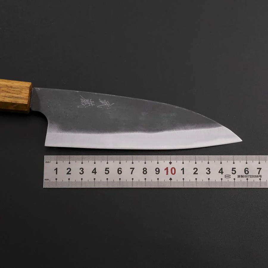 Funayuki White Steel #2 Kurouchi Yaki Urushi Griff 155mm - Image 7