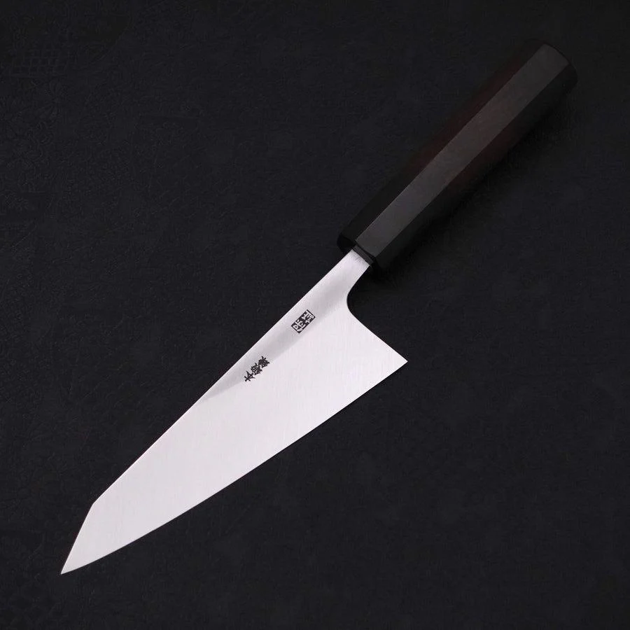 Garasuki Ausbeinmesser White Steel #2 Kasumi Büffelhorn und Ebenholz Griff 150mm - Image 2