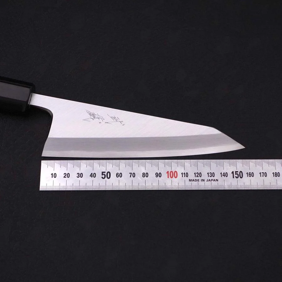 Garasuki Ausbeinmesser White Steel #2 Kasumi Büffelhorn und Ebenholz Griff 150mm - Image 7