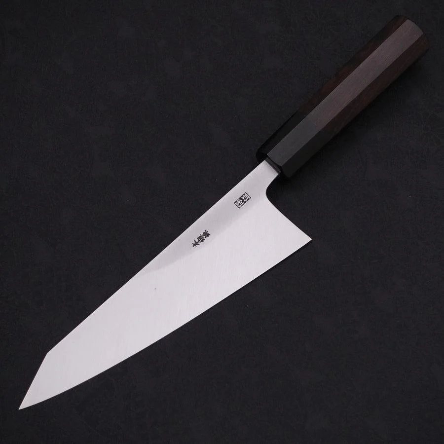Garasuki Ausbeinmesser White Steel #2 Kasumi Büffelhorn und Ebenholz Griff 180mm - Image 2