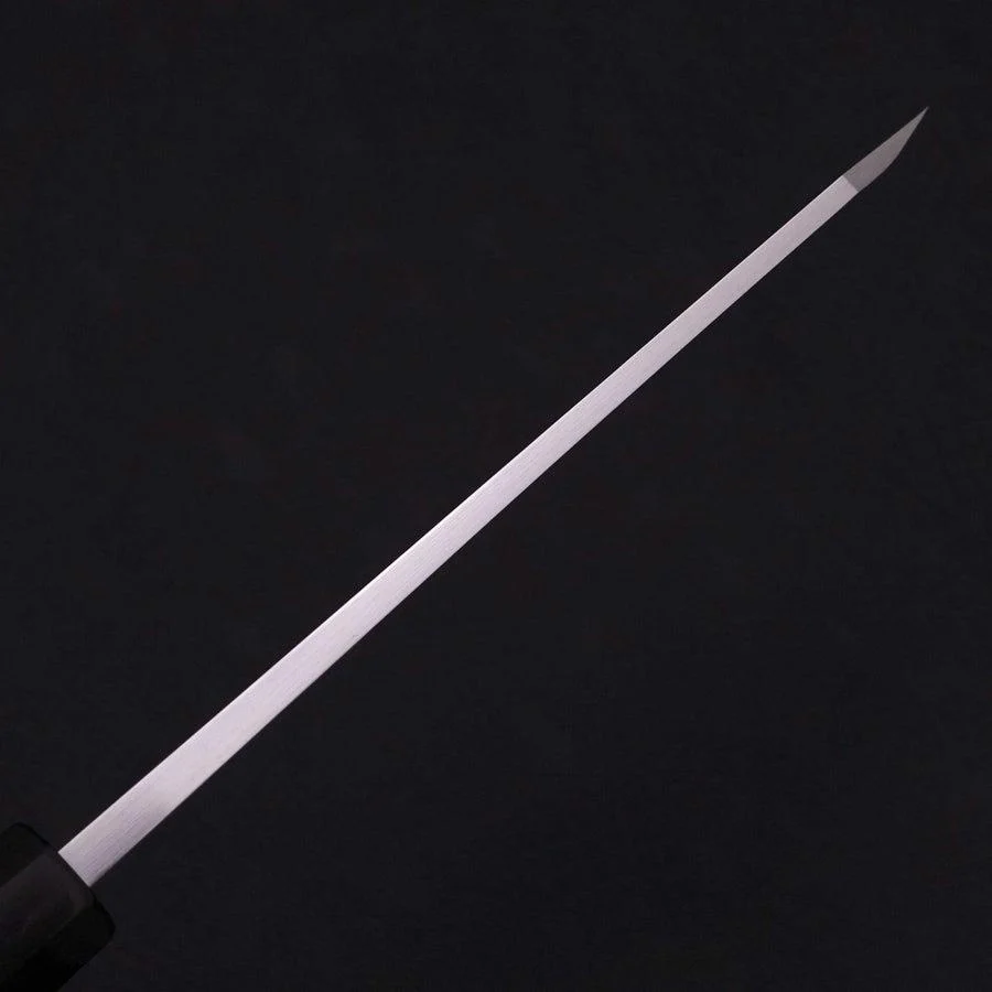 Garasuki Ausbeinmesser White Steel #2 Kasumi Büffelhorn und Ebenholz Griff 180mm - Image 5