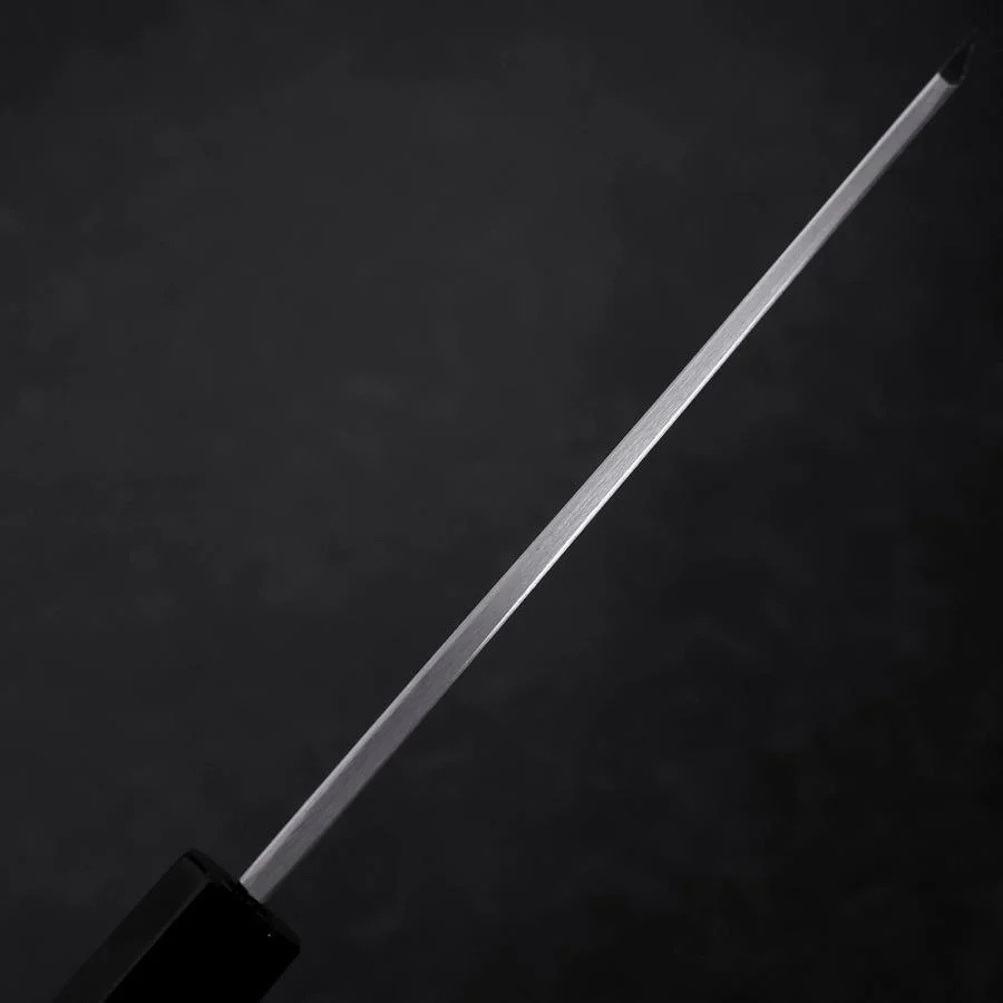 Garasuki Ausbeinmesser White Steel #2 Poliert Büffelhorn und Teakholz Griff 150mm - Image 5