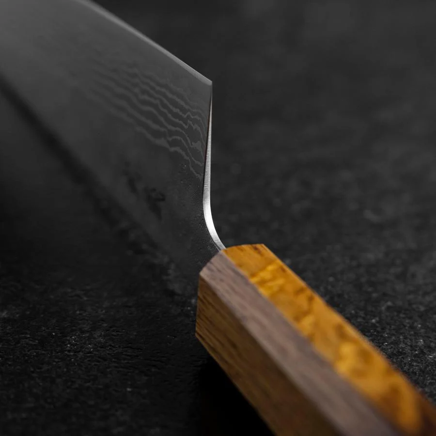 Gyuto 440C Nashiji Damast Yaki Urushi Griff 210mm - Image 4