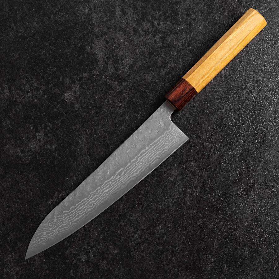 Gyuto 440C Nashiji Damast Zelkove Griff 210mm - Image 2