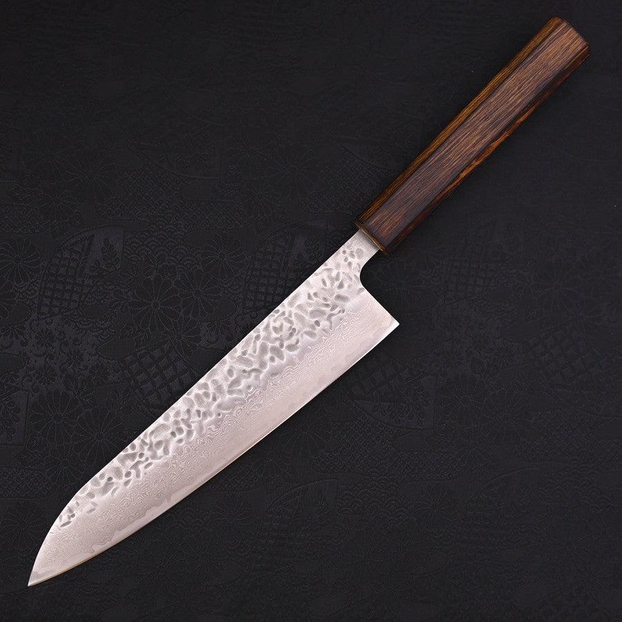 Gyuto AUS-10 Spiegel-Tsuchime Damast Sumi Urushi Griff 210mm - Image 2