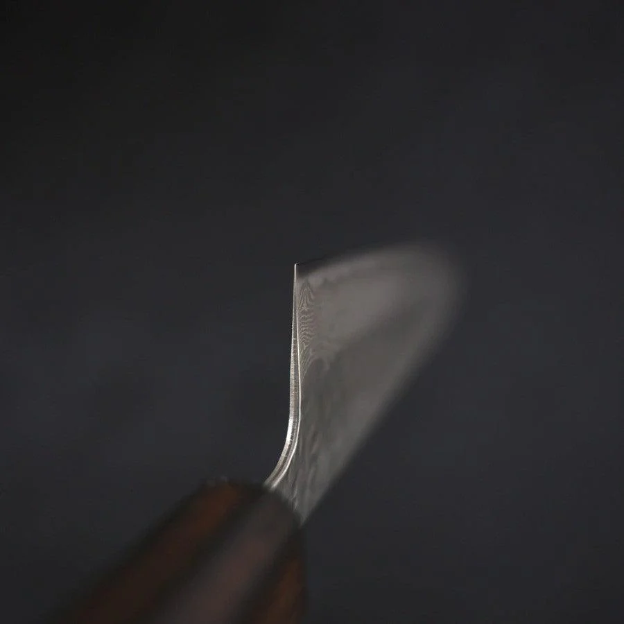 Gyuto AUS-10 Spiegel-Tsuchime Damast Sumi Urushi Griff 210mm - Image 4