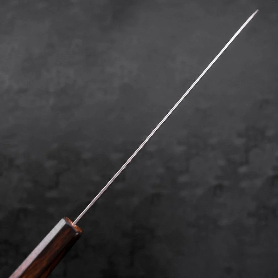 Gyuto AUS-10 Kagami Tsuchime Damast Sumi Urushi Griff 240mm - Image 5