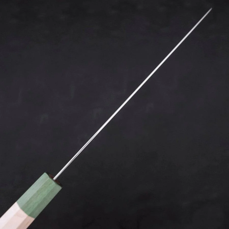 Gyuto AUS-10 Poliert Grüner Ahornholz Griff 240mm - Image 5