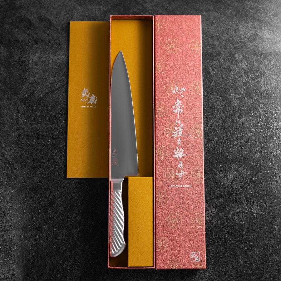 Gyuto AUS-10 Poliert Edelstahl Griff 210mm - Image 8
