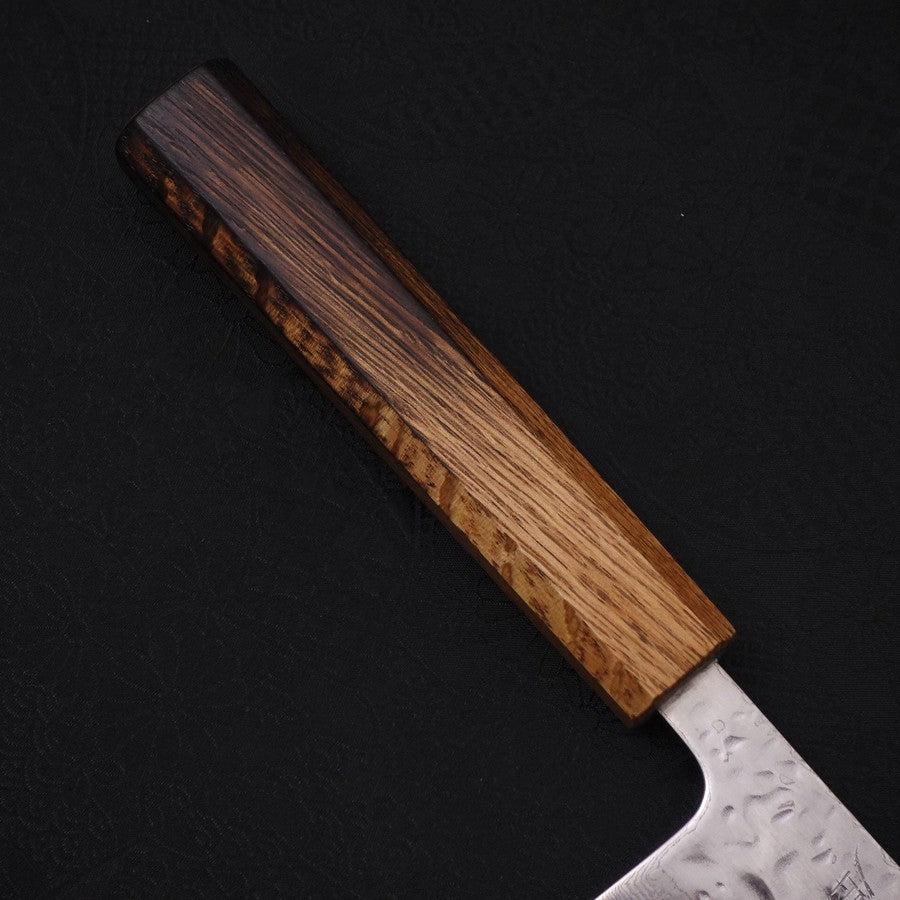 Gyuto AUS-10 Spiegel-Tsuchime Damast Yaki Urushi Griff 240mm - Image 6