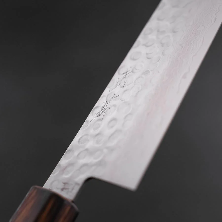 Gyuto AUS-10 Tsuchime Damast Sumi Urushi Griff 240mm - Image 3