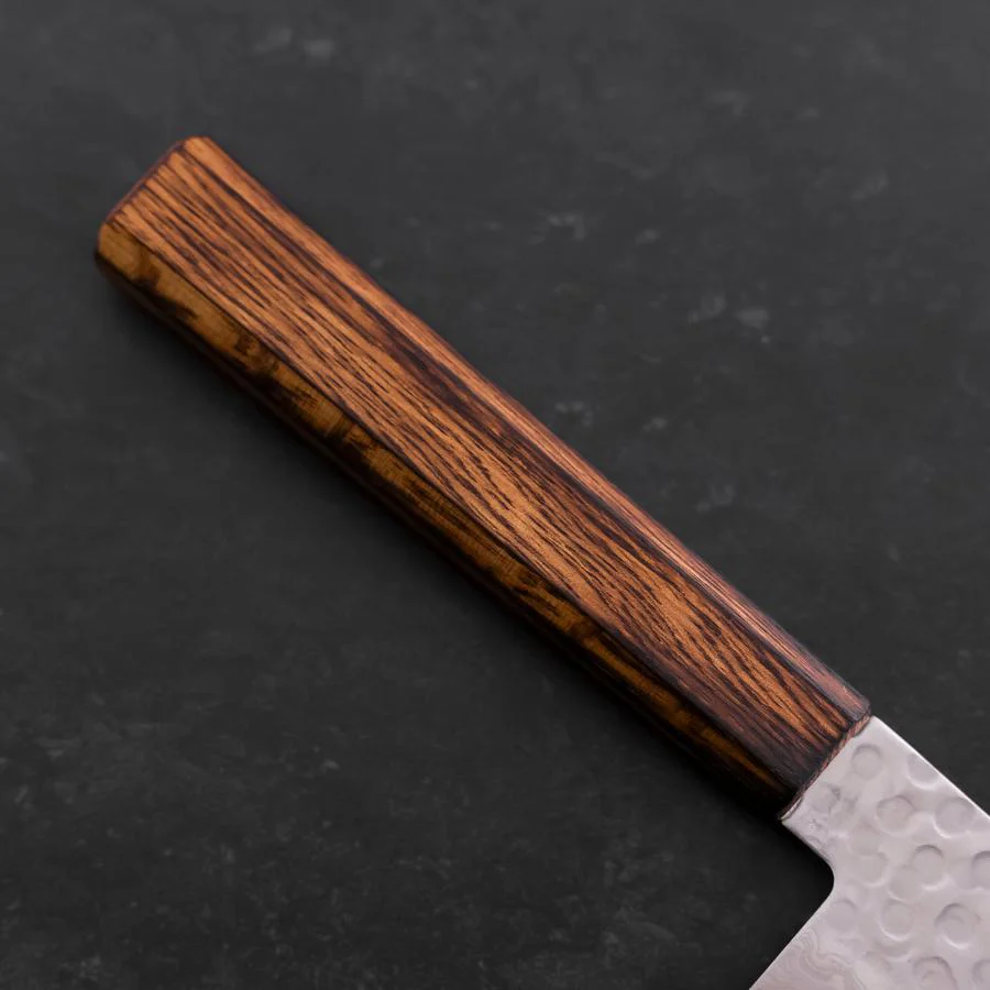 Gyuto AUS-10 Tsuchime Damast Sumi Urushi Griff 240mm - Image 6