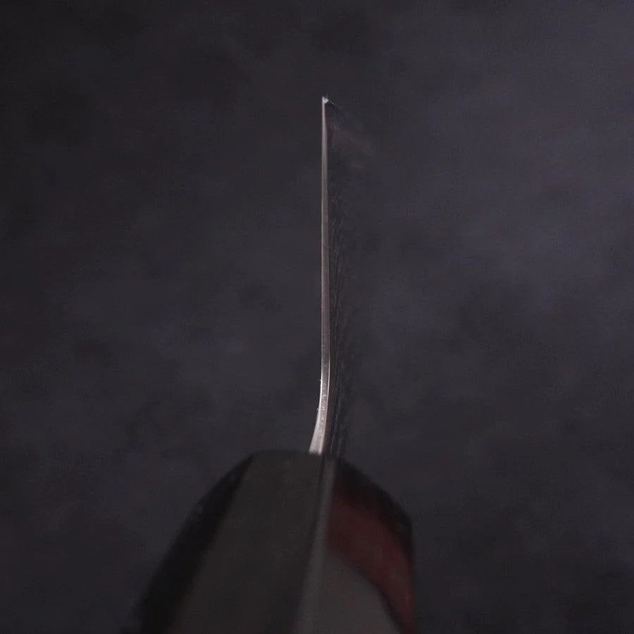 Gyuto AUS-10 Wellen Nickel Damast Büffelhorn und Magnolienholz Griff 210mm - Image 4