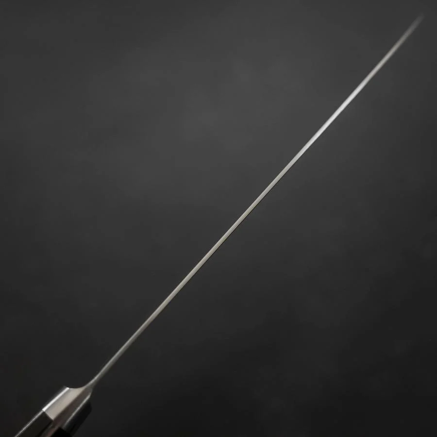 Gyuto AUS-10 Wellen-Nickel Damast Brauner Westlicher Griff 210mm - Image 5
