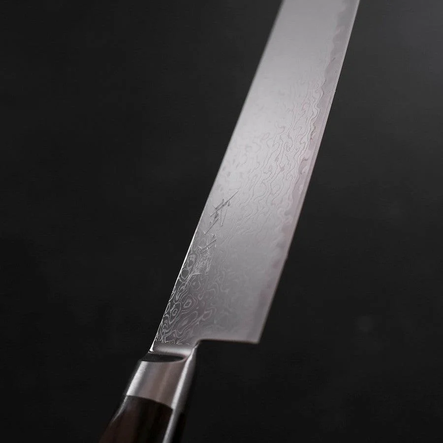 Gyuto AUS-10 Wellen Nickel Damast Westlicher Griff 210mm - Image 3