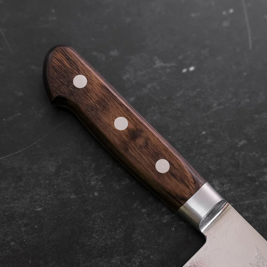 Gyuto AUS-10 Wellen Nickel Damast Westlicher Griff 210mm - Image 6