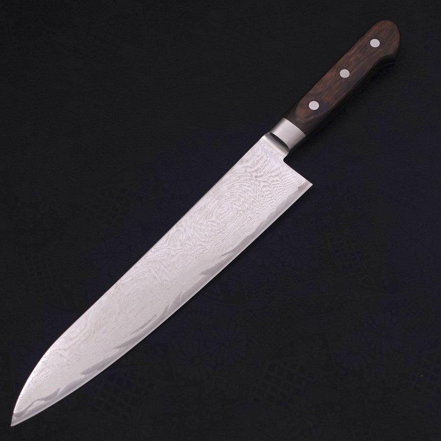 Gyuto AUS-10 Wellen Nickel Damast Westlicher Griff 240mm - Image 2