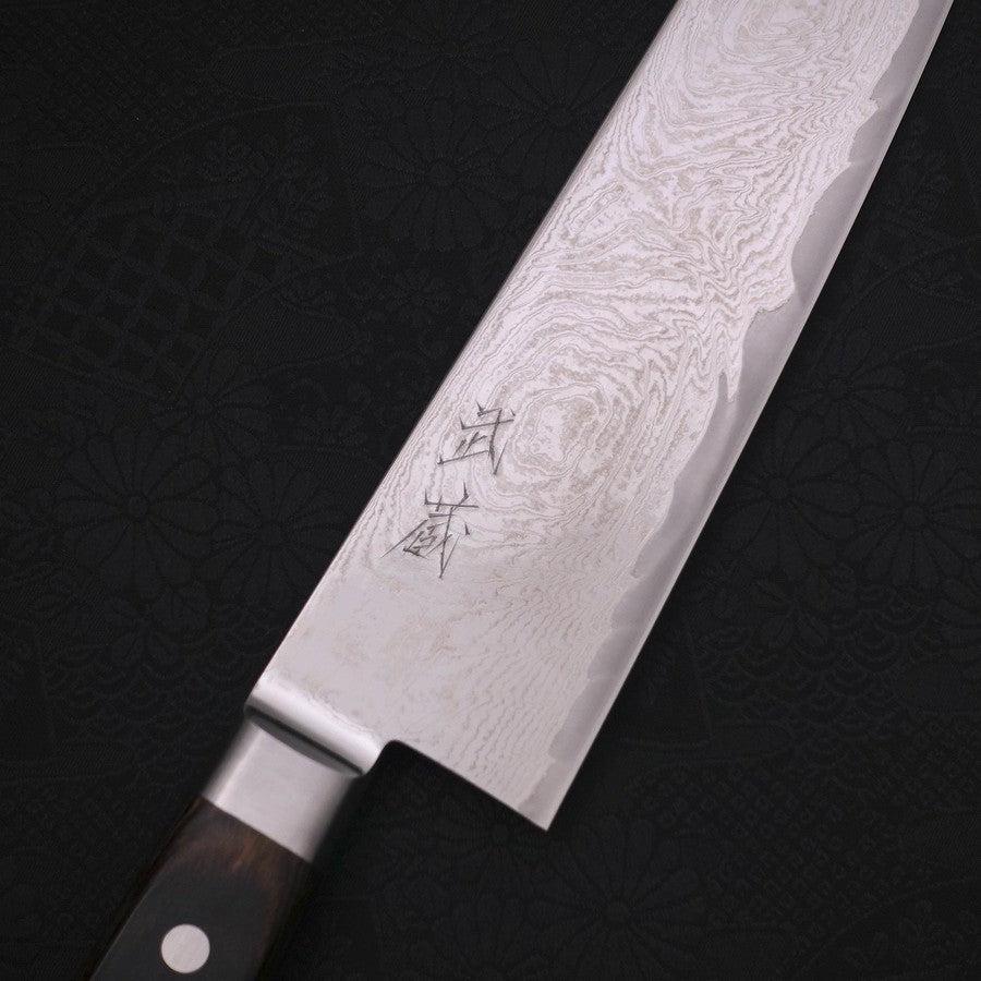 Gyuto AUS-10 Wellen Nickel Damast Westlicher Griff 240mm - Image 3