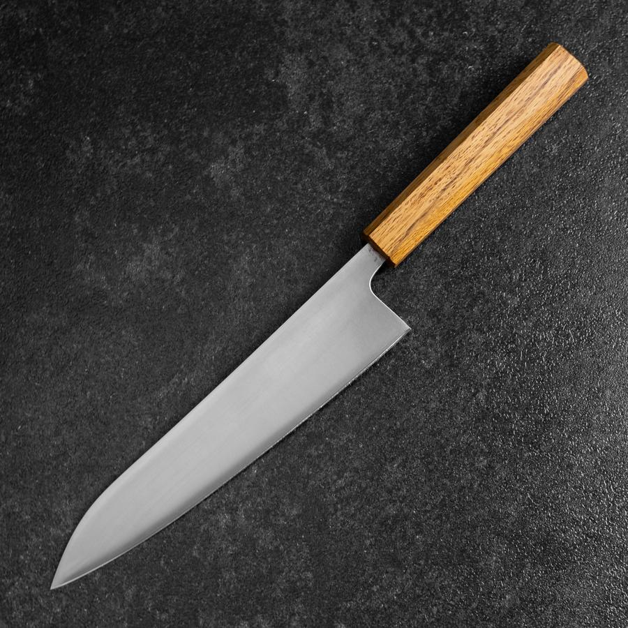 Gyuto AUS-8 Poliert Eichenholz Griff 210mm - Image 2