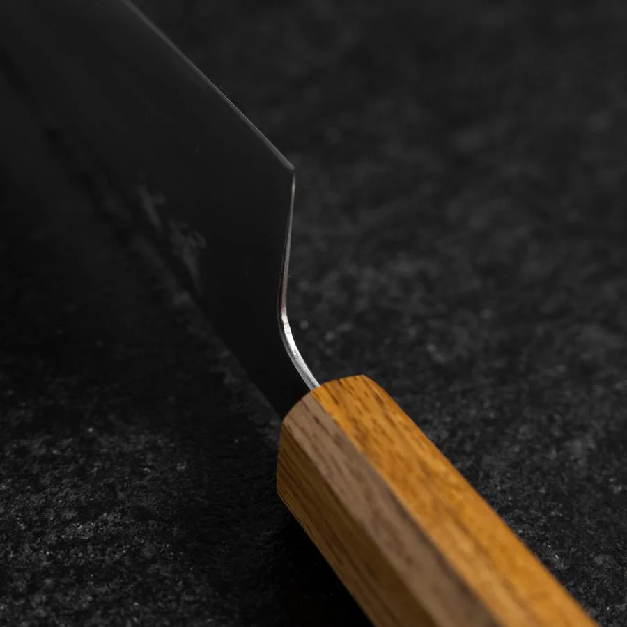 Gyuto AUS-8 Poliert Eichenholz Griff 210mm - Image 4