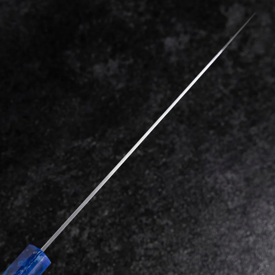 Gyuto AUS-8 Poliert Blauer Ozeanplastik Griff 210mm - Image 5