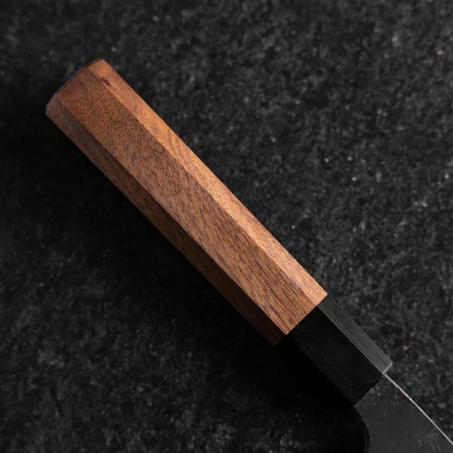 Gyuto Blue Steel #1 Kurouchi Walnussholz Griff 240mm - Image 6