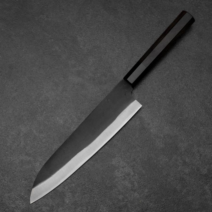 Gyuto Blue Steel #2 Kurouchi Chokin Kranich Büffelhorn und Ebenholz Griff 210mm - Image 2