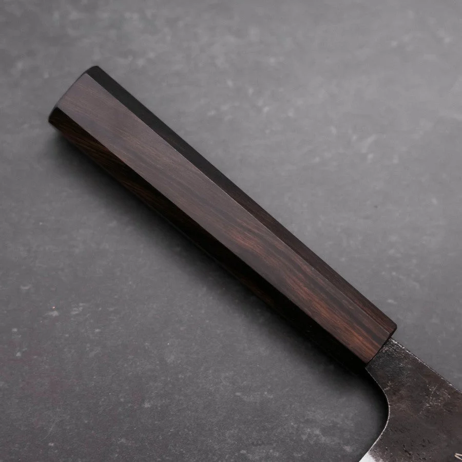Gyuto Blue Steel #2 Kurouchi Ebenholz Griff 210mm - Image 6